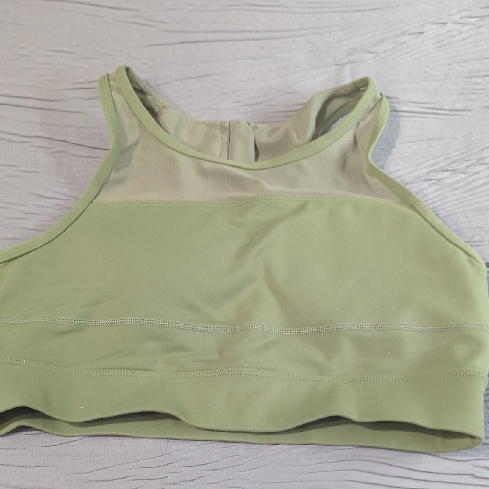 All Star Bra Olive Green Sports Bra